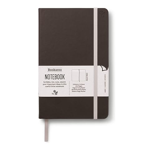 Bookaroo Notebook Journal Black | Bookazine HK