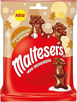 Maltesers Gingerbread Mini Reindeer Bag 48G | Bookazine HK