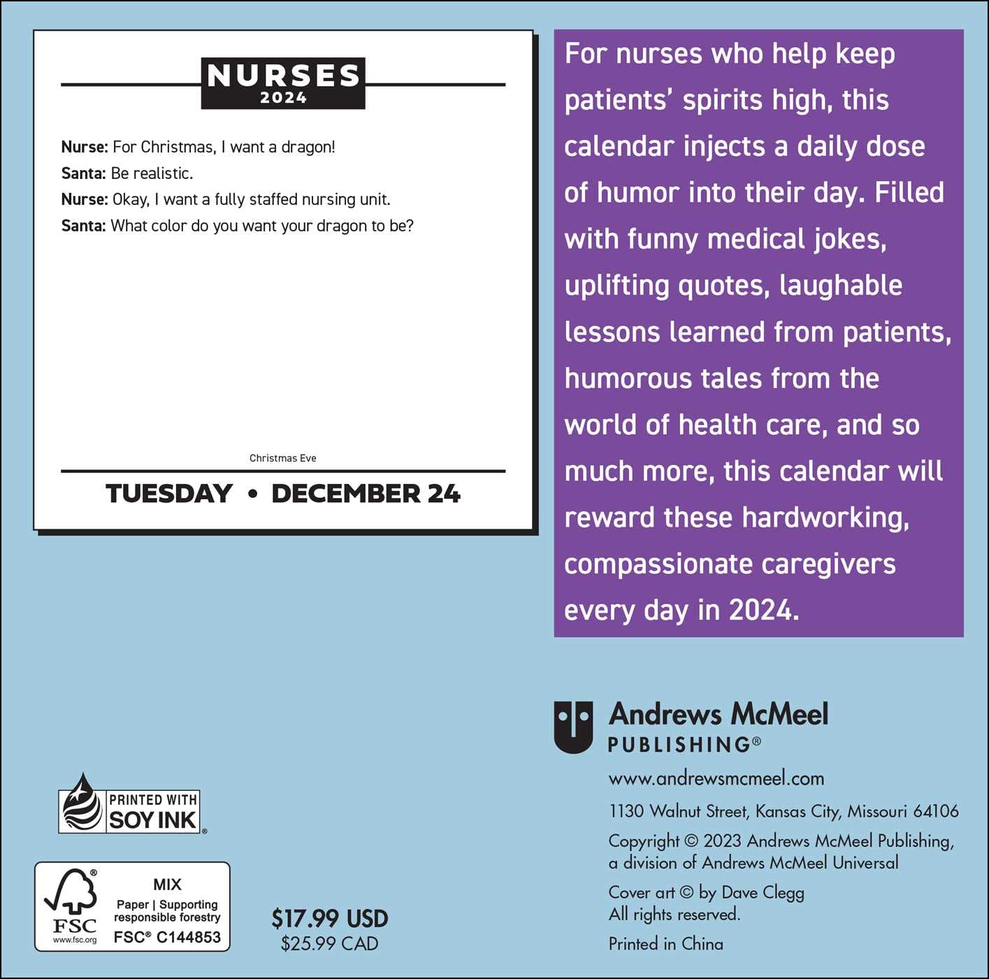 Nurses 2025 DayToDay Calendar Bookazine HK