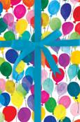 Balloon Bash Gift Wrap 5ft | Bookazine HK