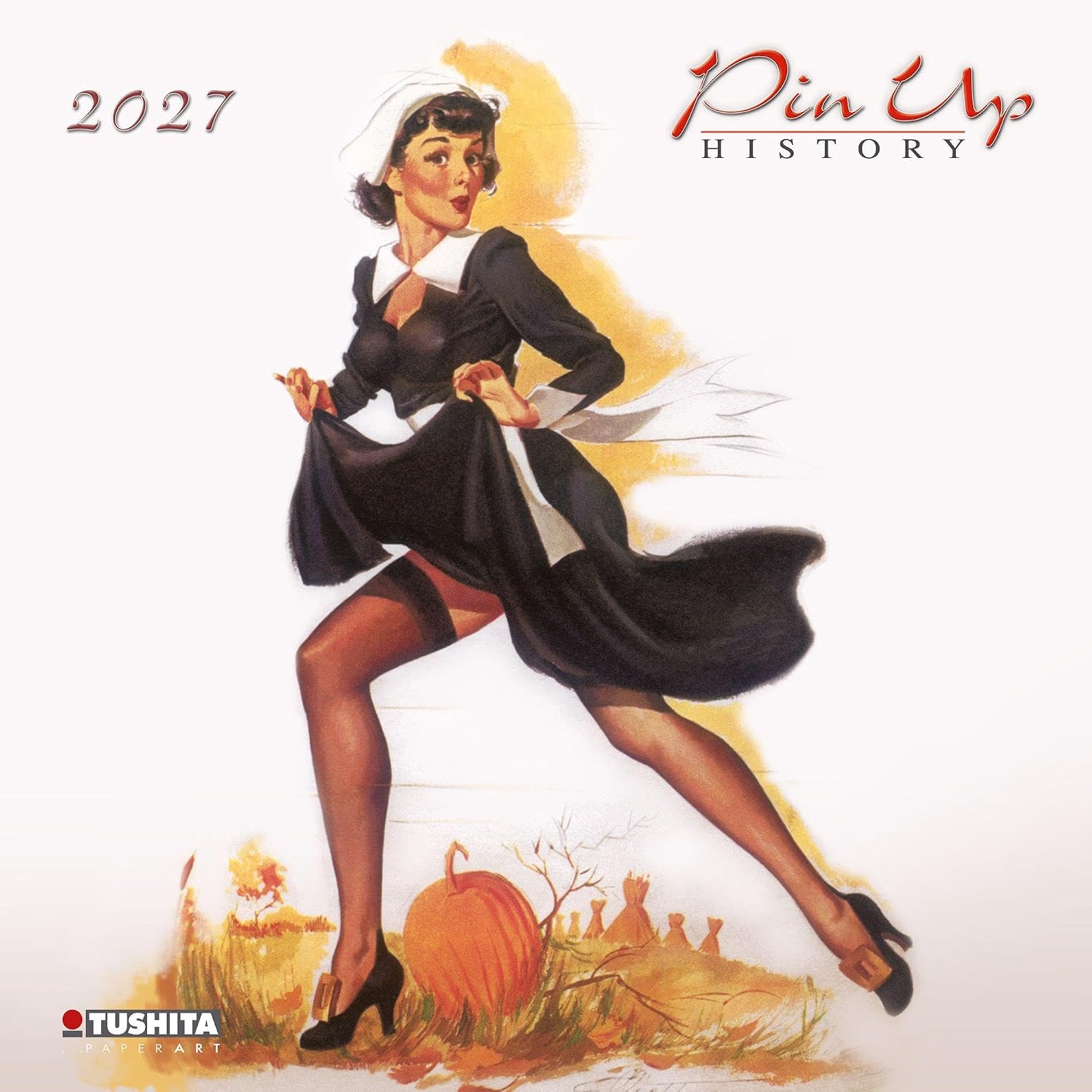 Pin Up History Wall Calendar 2027