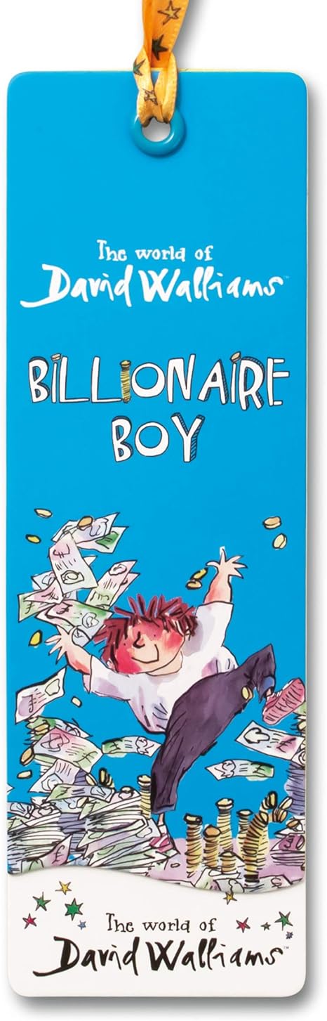 David Walliams Bookmarks Billionaire Boy | Bookazine HK