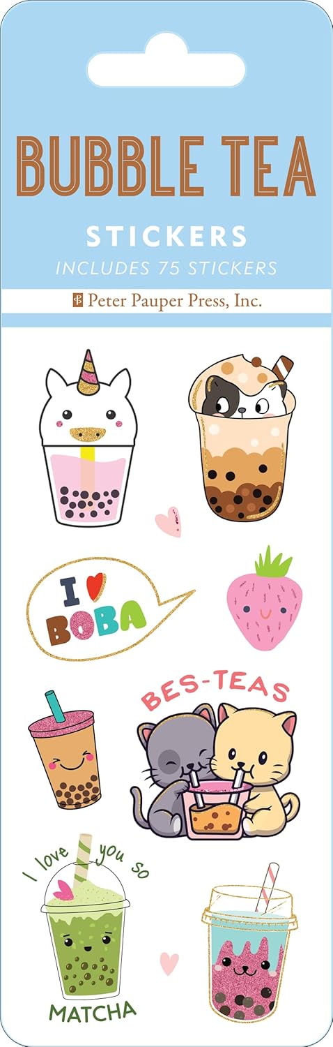 Bubble Tea Sticker Sheets | Bookazine HK