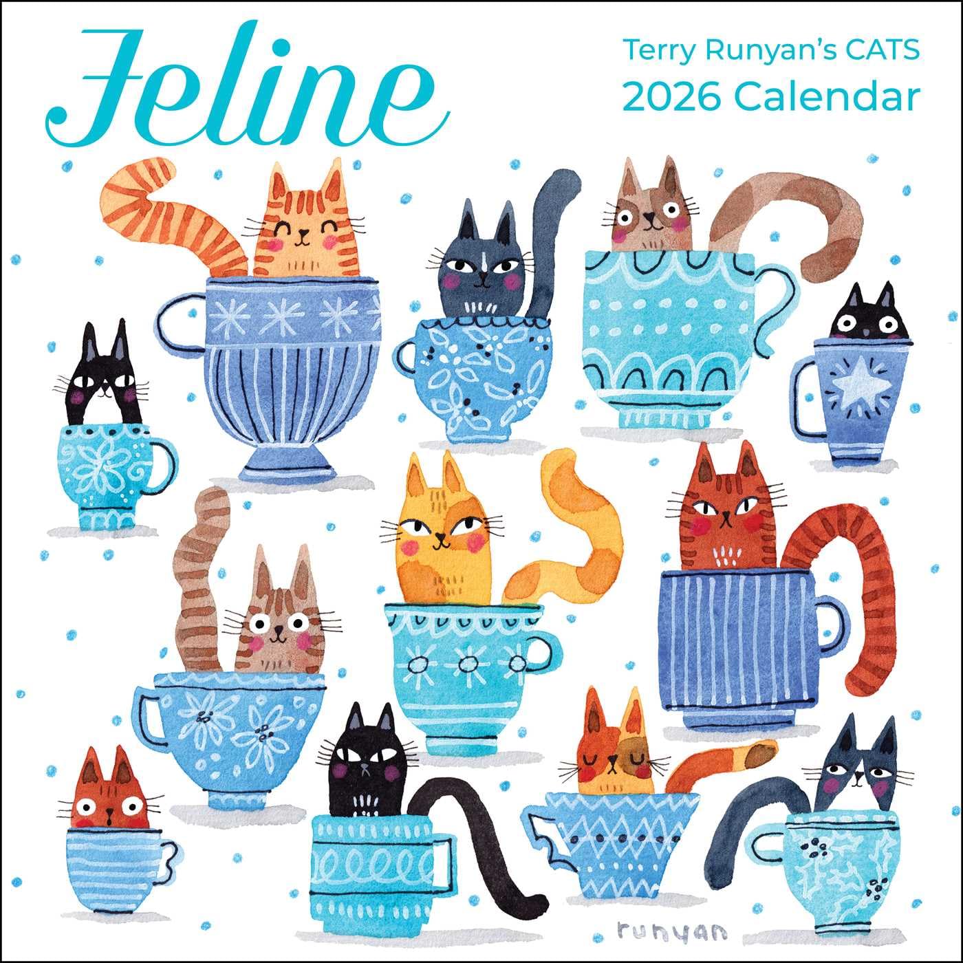 Feline Wall Calendar 2026 | Bookazine HK