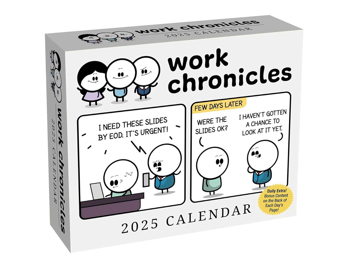 Work Chronicles Box Calendar 2025 | Bookazine HK