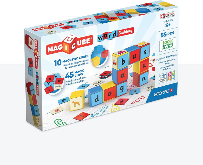 Geomag Magicube Word Building Re Clips 55 | Bookazine HK