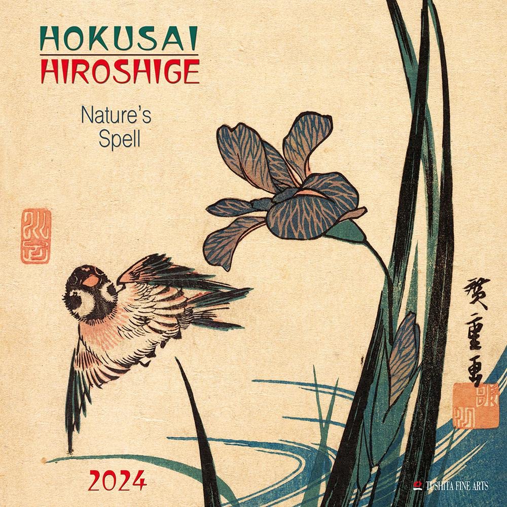 hokusai-hiroshige-natures-2024-wall-calendar