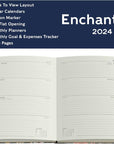 Light Blue Collins Enchanted Pocket Week To View Format 2024 Year Diary Planner