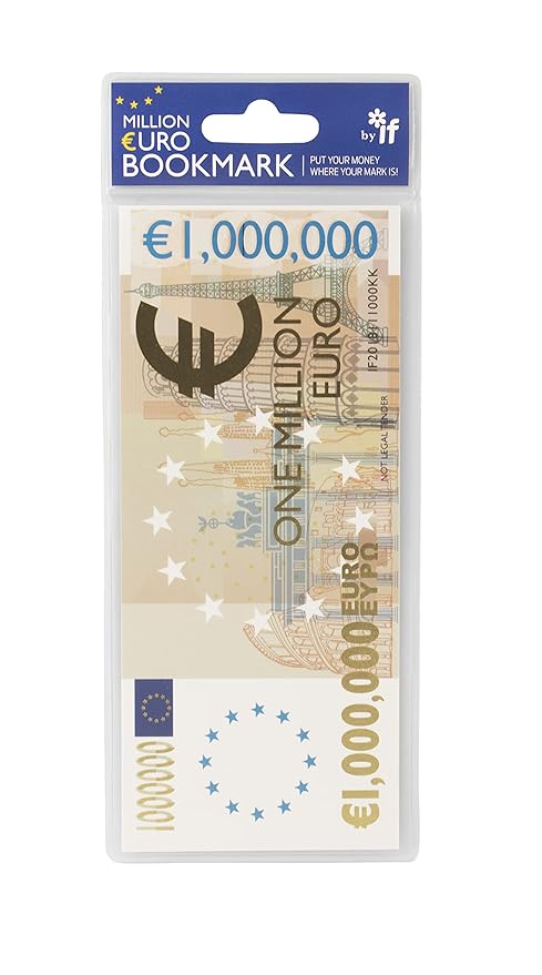Millionaires Bookmark Million Euro Book | Bookazine HK