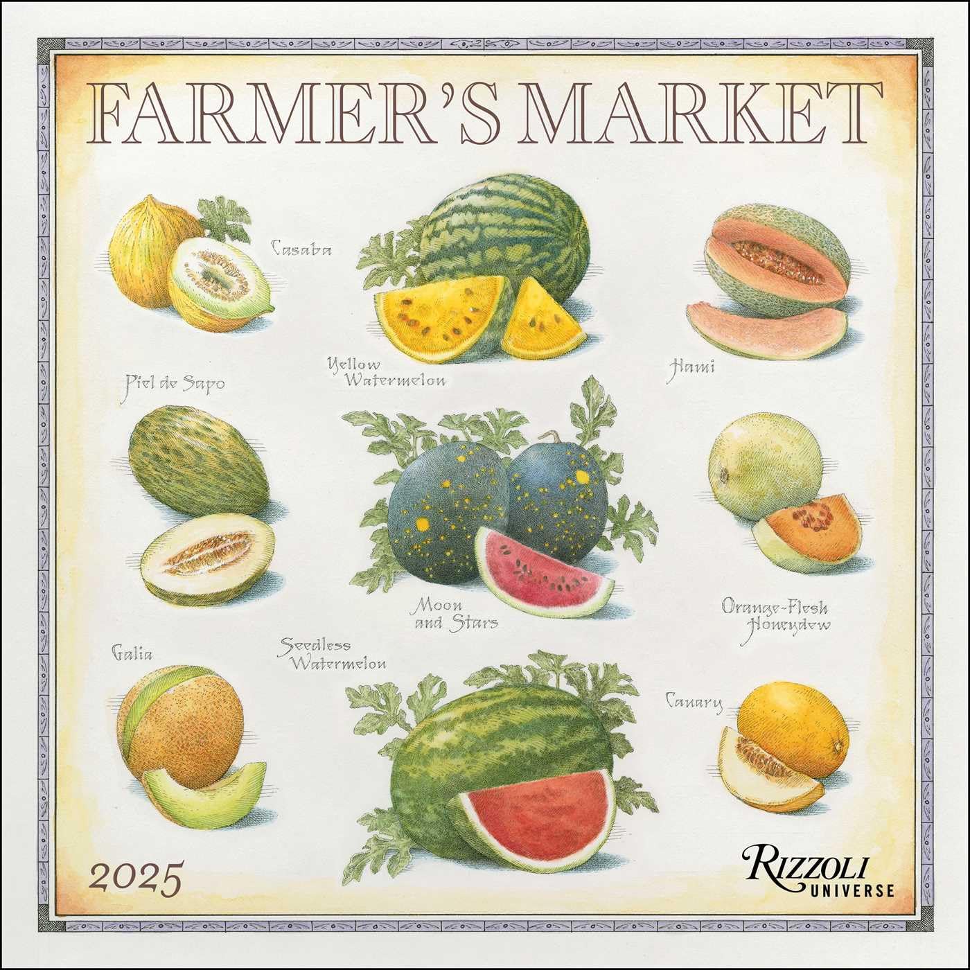 Farmer's Market Wall Calendar | Bookazine HK