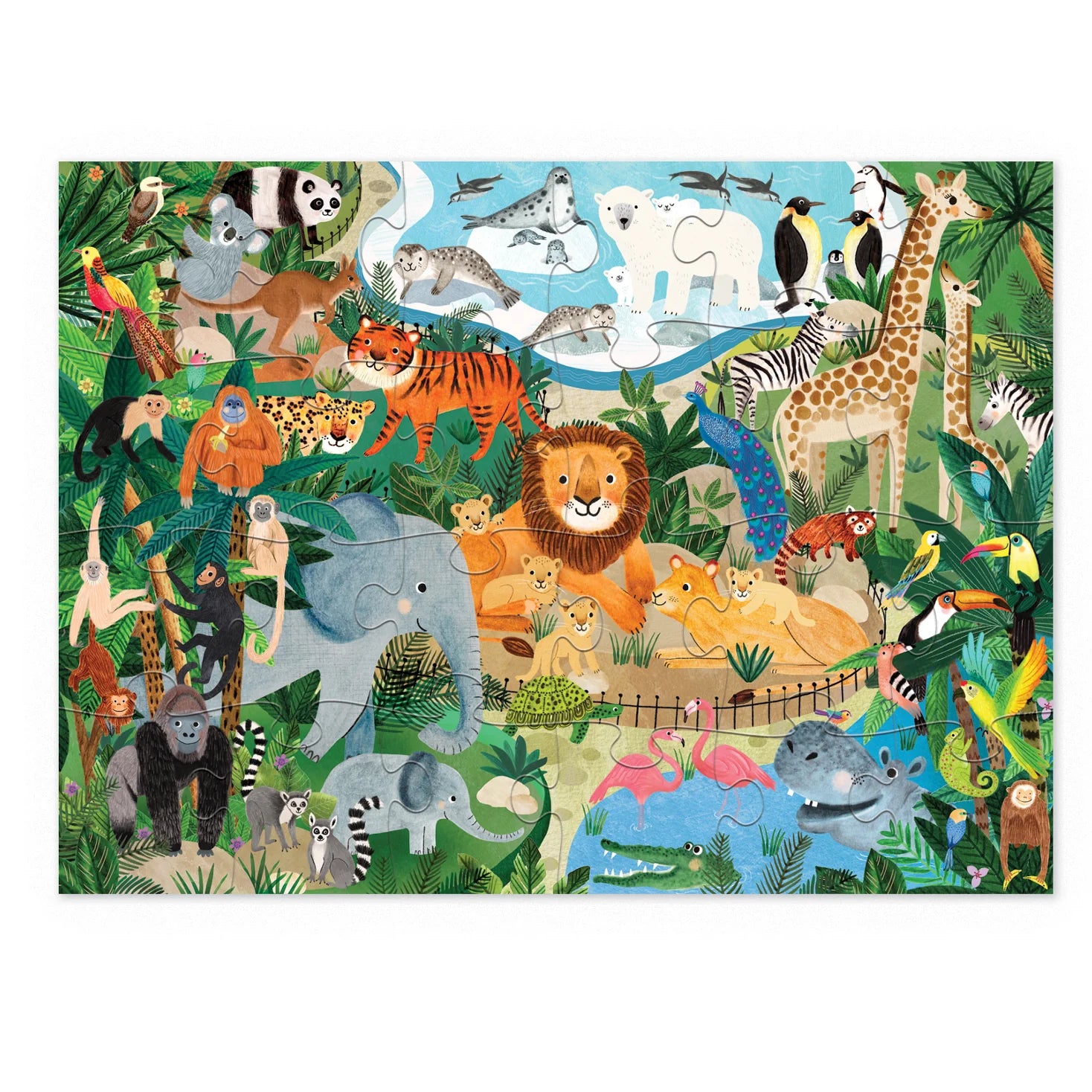 Zoo Puzzle 24 Pcs | Bookazine HK