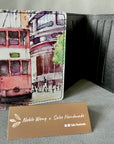 Hong Kong Tram Leather Card Case