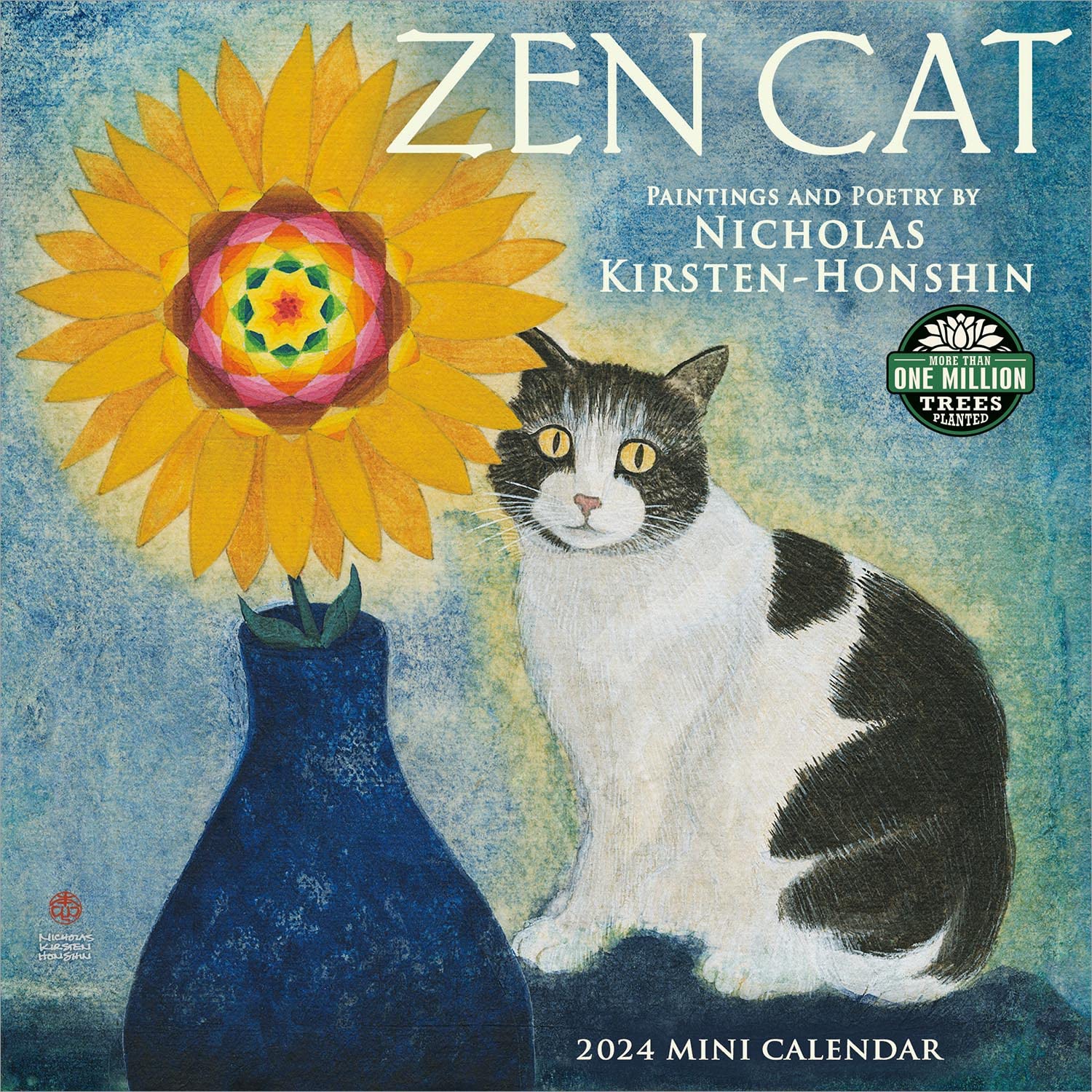 zen-cat-2024-mini-wall-calendar