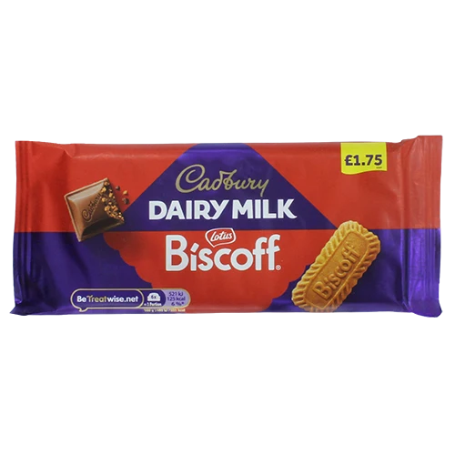 Cadbury Dairy Milk Biscoff 95G
