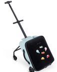 Micro Ride On Luggage Eazy Frosty Blue Limited Edition