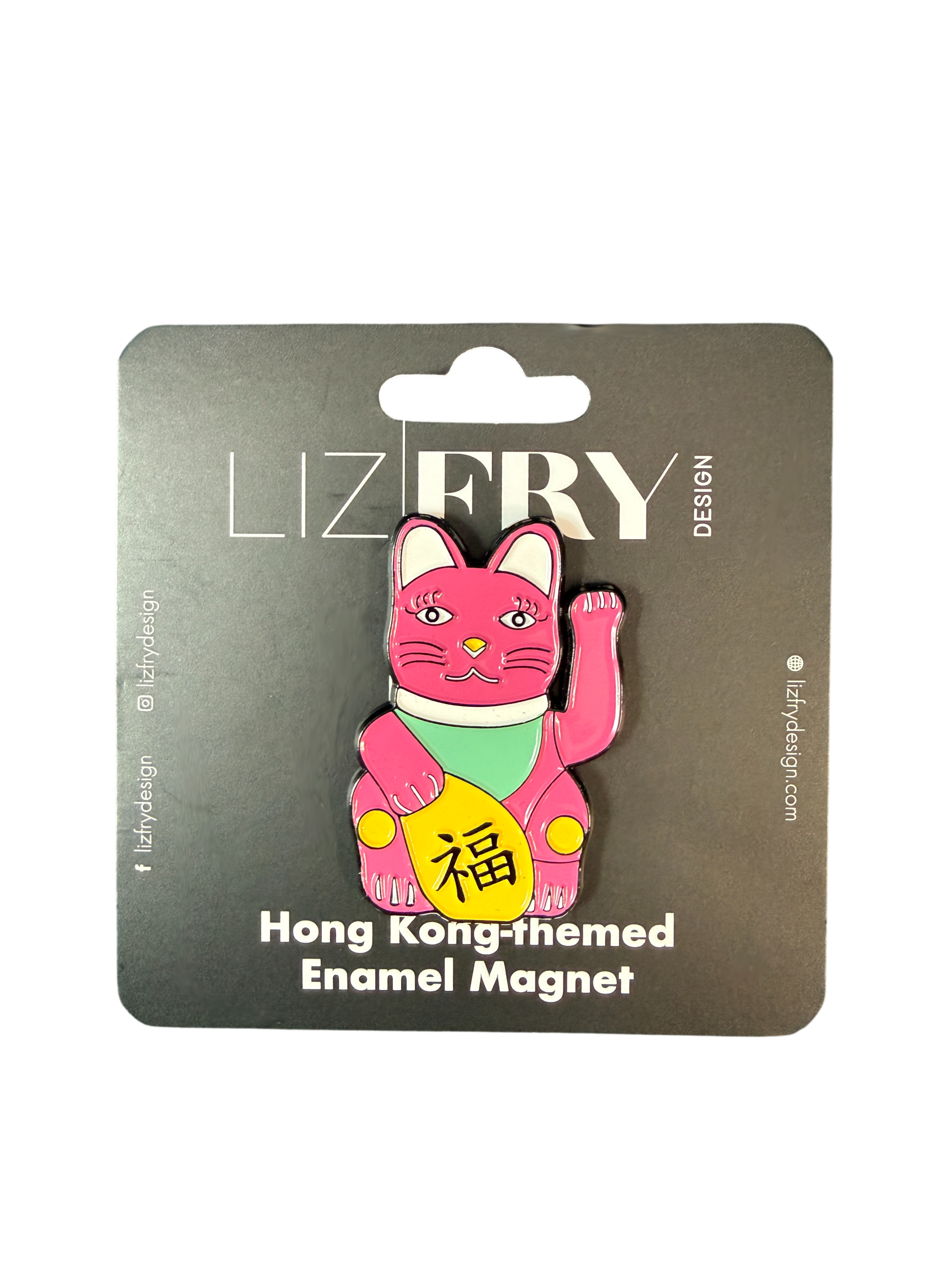 Lucky Cat Enamel Magnet | Bookazine HK