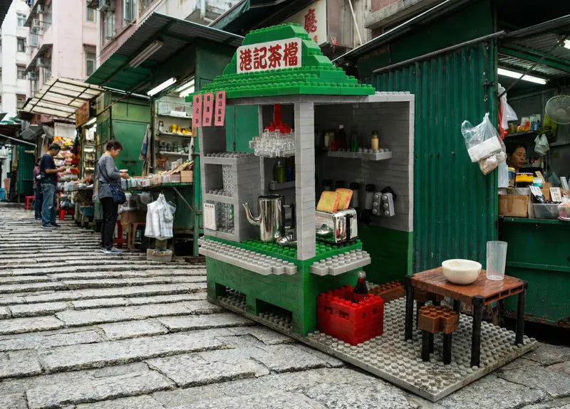 Tea Stall Micro Blocks Model  | Bookazine HK