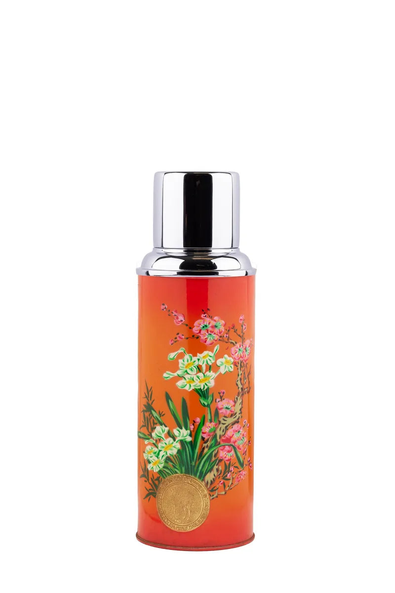 Cherry Blossom Double Walled Glass Vacuum Flask 450ml | Bookazine HK