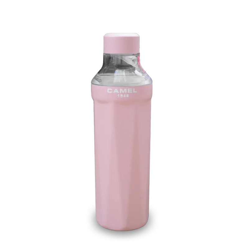 Pink Stainless Steel Vacuum Insulated Bottle 530ml | Bookazine HK