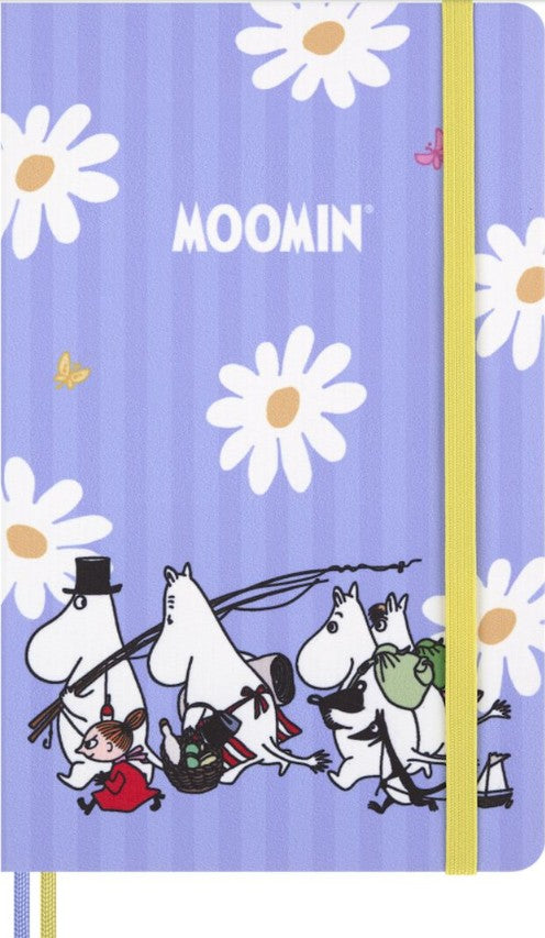 Moleskine Large Ruled Notebook Fabric Hardcover Moomin Light Purple
