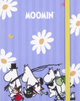 Moleskine Large Ruled Notebook Fabric Hardcover Moomin Light Purple