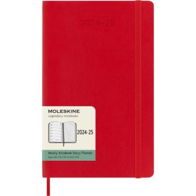 18M Weekly Notebook Red Large Soft | Bookazine HK