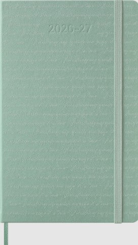 18M Weekly Notebook Large Sage Green Hardcover | Bookazine HK