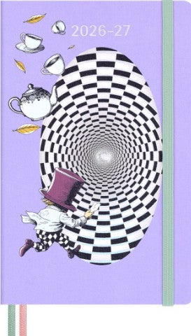 18M Alice Adventures In Wonderland Large Weekly Planner Hardcover | Bookazine HK