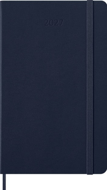12M Weekly Notebook Large Sapphire Blue Hardcover