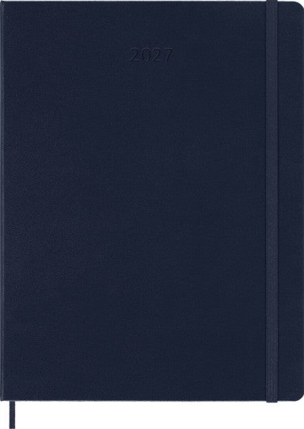 12M Weekly Notebook Xl Sapphire Blue Hardcover