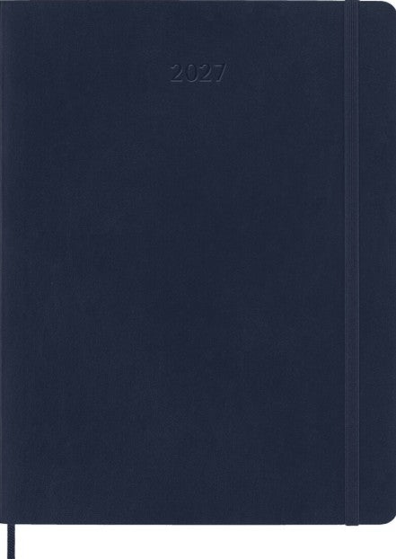 12M Weekly Notebook Xl Sapphire Blue Softcover