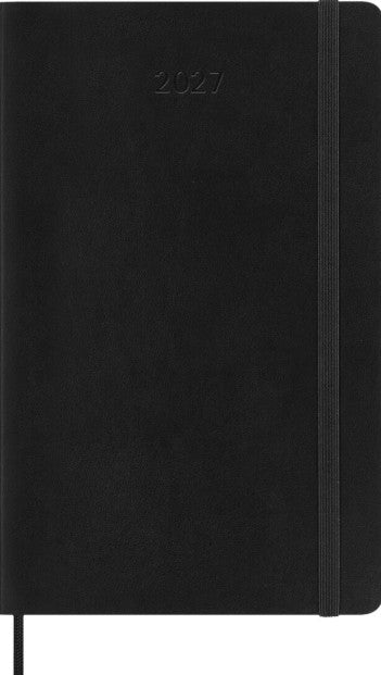 12M Weekly Horizontal Large Black Softcover
