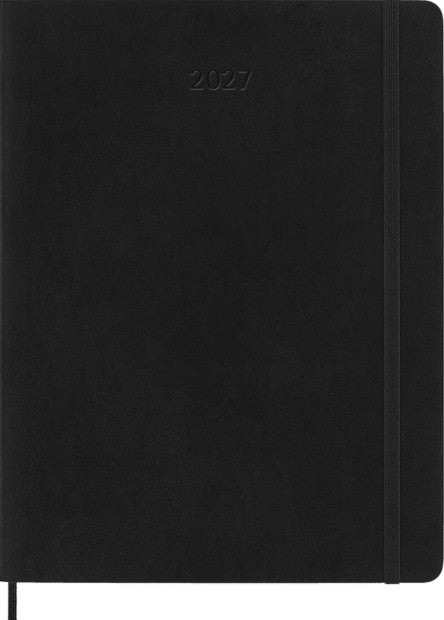 12M Monthly Xl Black Softcover
