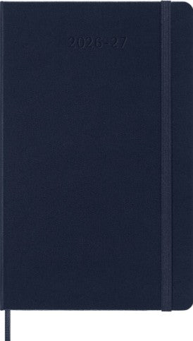 18M Weekly Notebook Large Sapphire Blue Hardcover | Bookazine HK