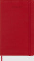 18M Weekly Notebook Large Scarlet Red Hardcover | Bookazine HK