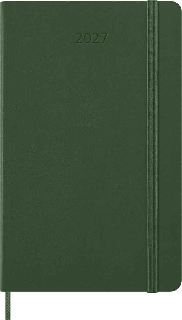 12M Weekly Notebook Large Myrtle Green Hardcover