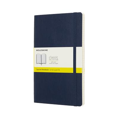 Classic Large Squared Notebook Sapphire Blue Softcover | Bookazine HK