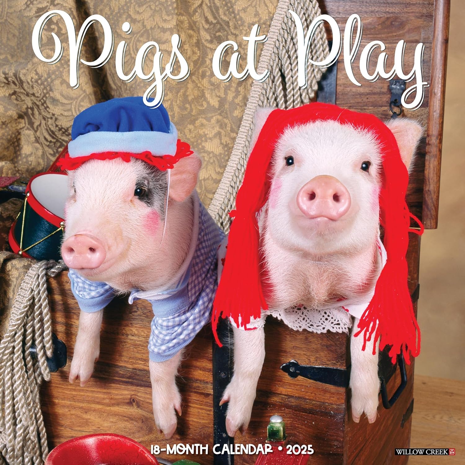 Pigs At Play Wall Calendar 2025 | Bookazine HK