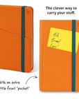 Bookaroo Pocket Notebook A6 Journal Orange