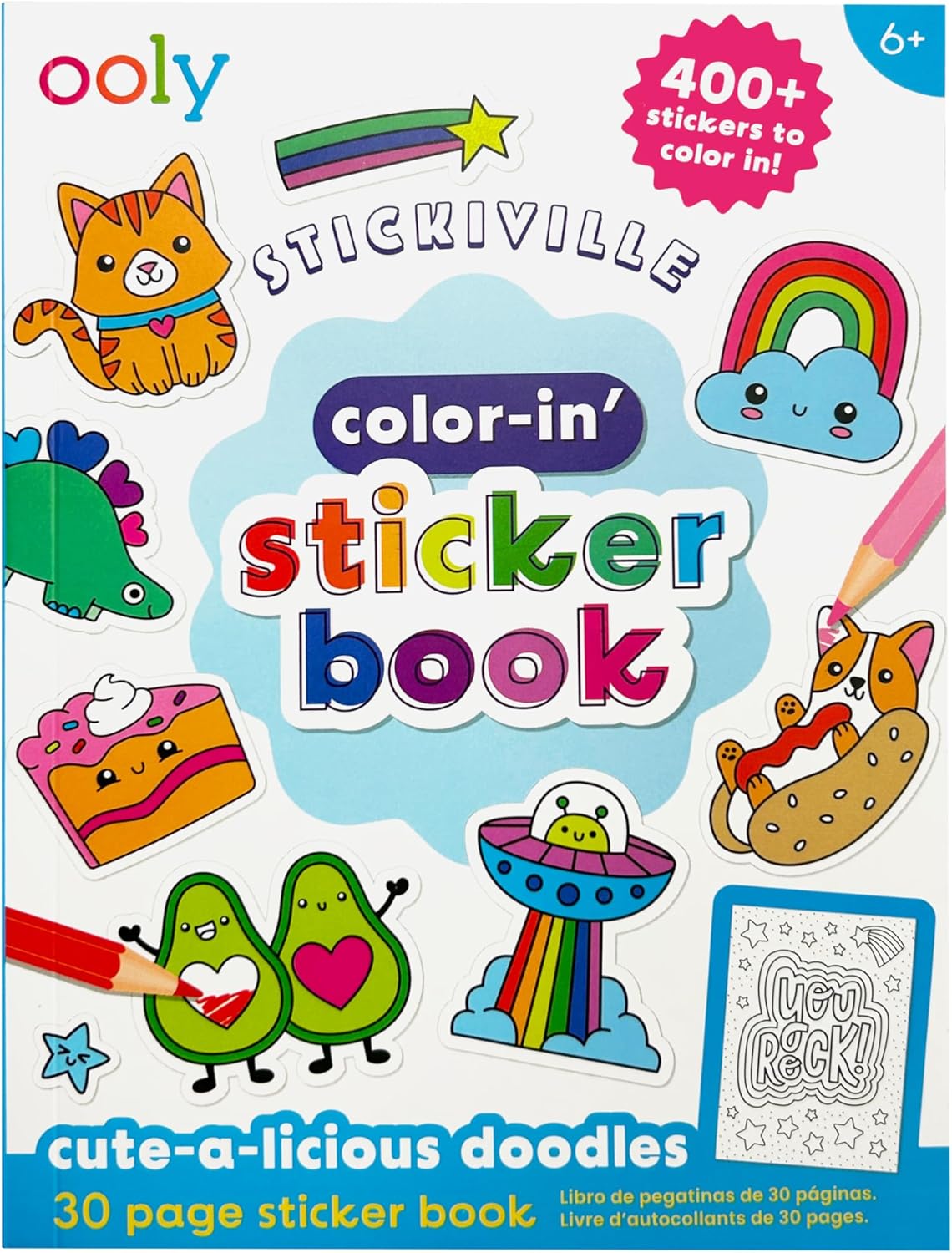 Cute-A-Licious Doodles Sticker Book | Bookazine HK