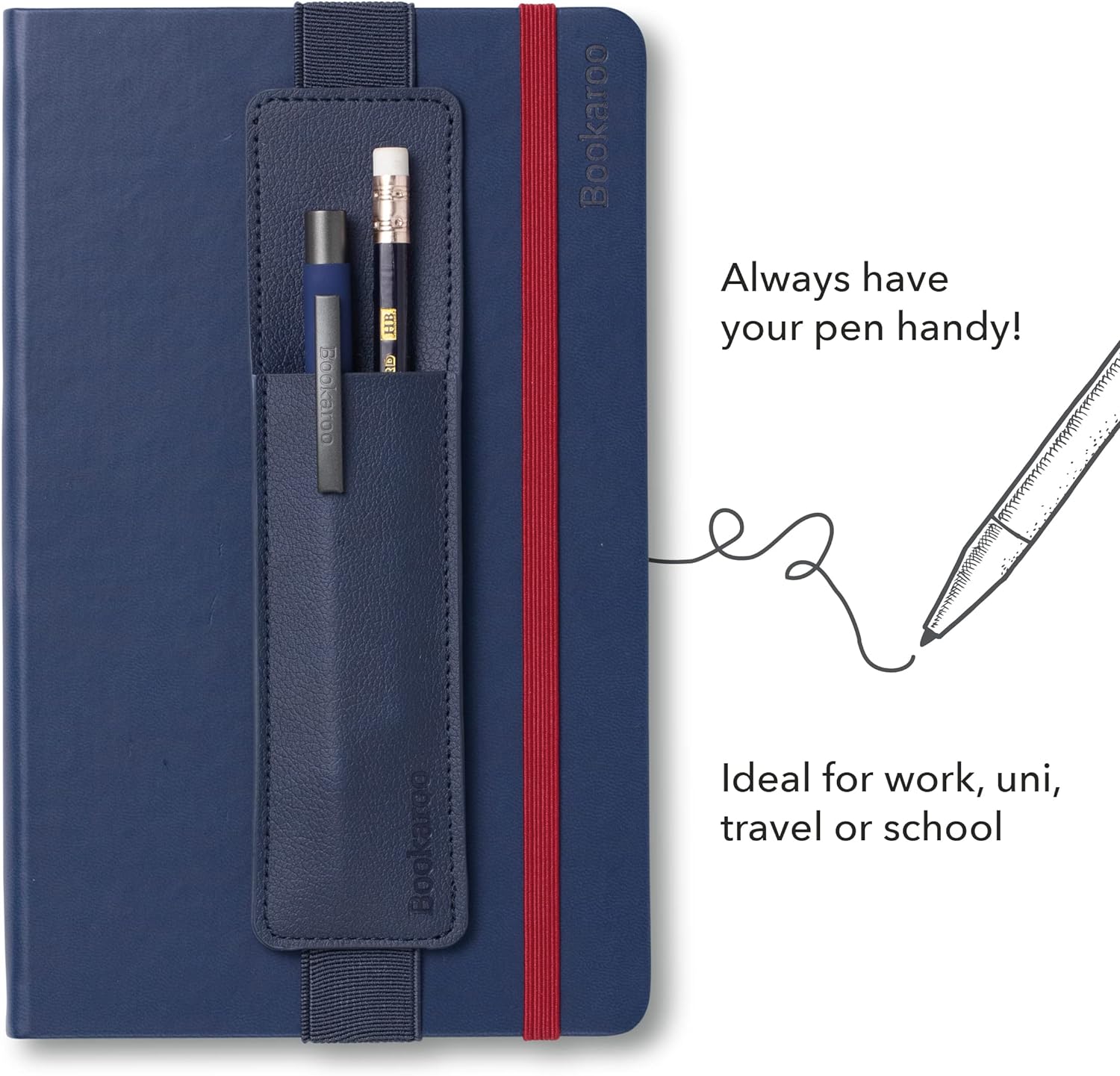Bookaroo Pen Pouch Navy