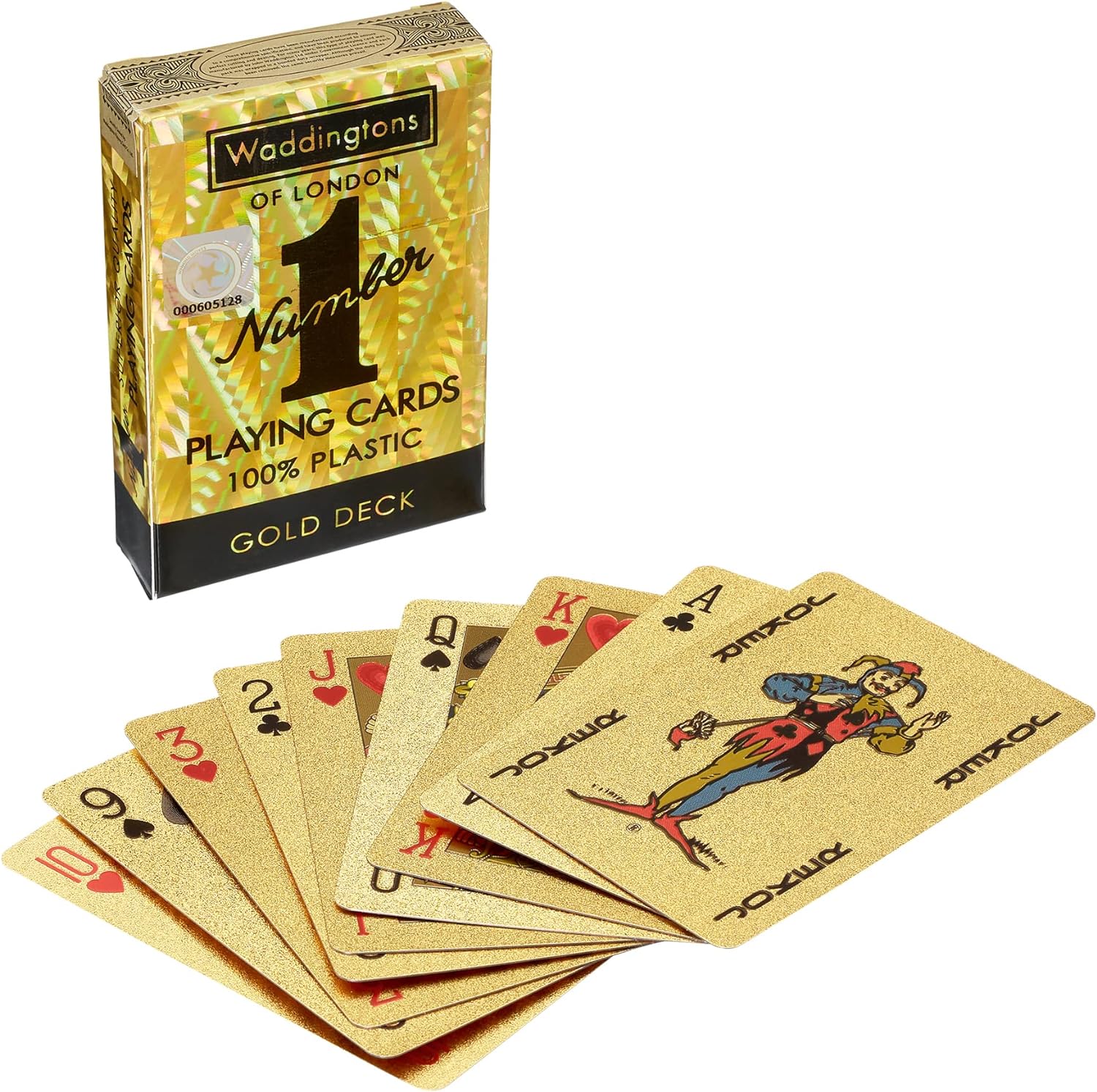 Classic Gold Waddingtons Number 1 Playing Cards | Bookazine HK