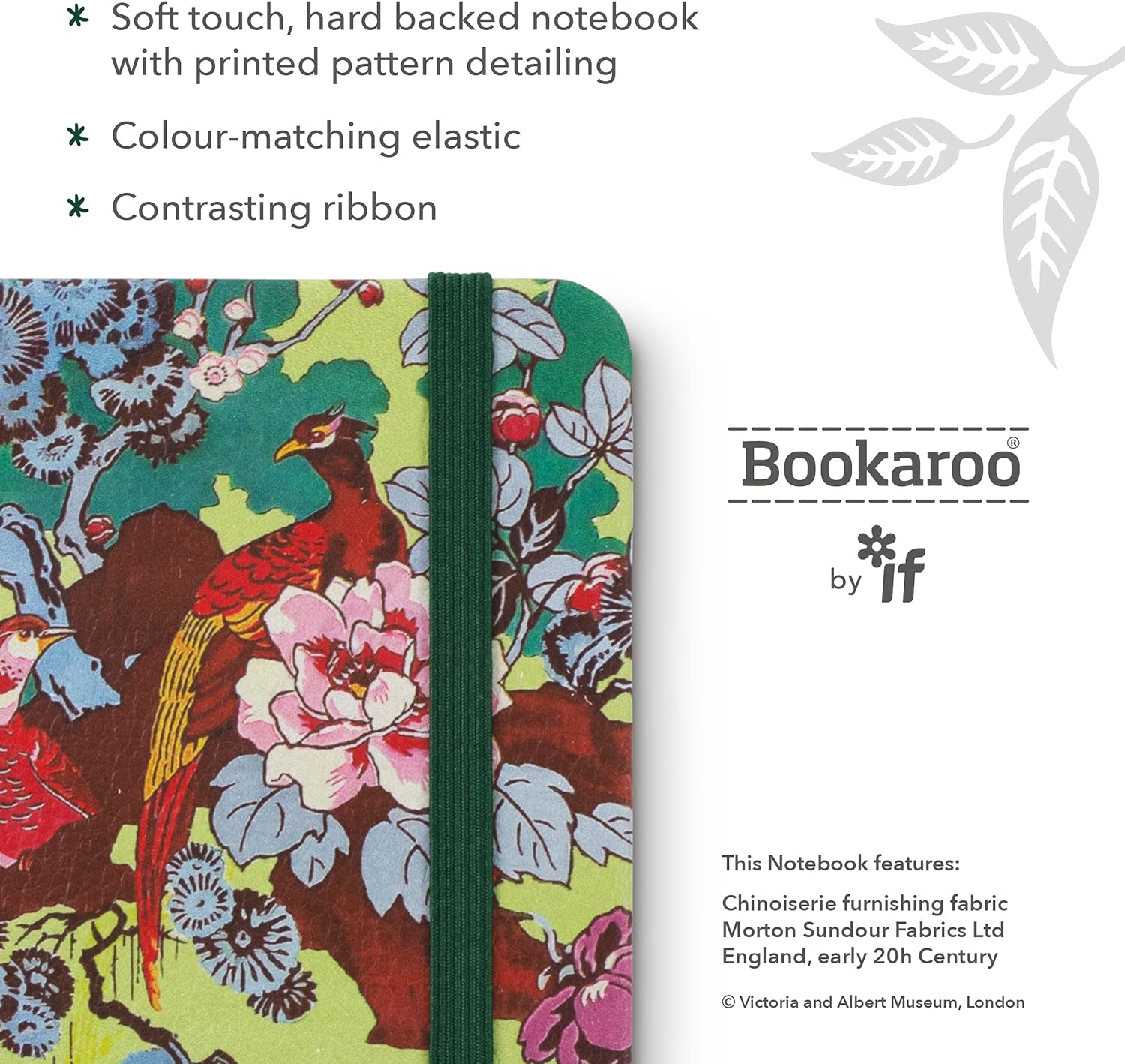 V&amp;A Bookaroo Journal A6 Sundour Pheasant