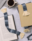 Book Scarf Bookmark Grey Cream | Bookazine HK