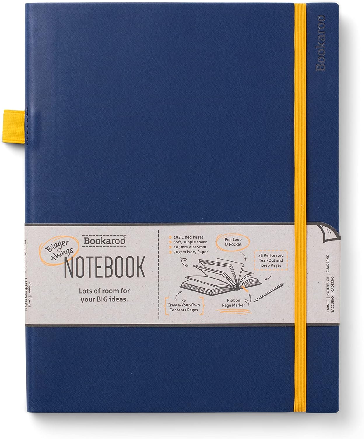 Bookaroo Bigger Things Notebook Journal Navy | Bookazine HK