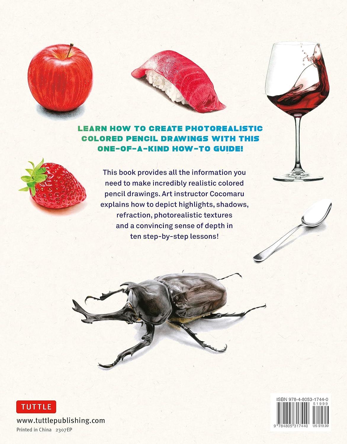 Realistic Drawing Tutorial Book Photorealistic Colored Pencil Drawing Techniques | Bookazine HK