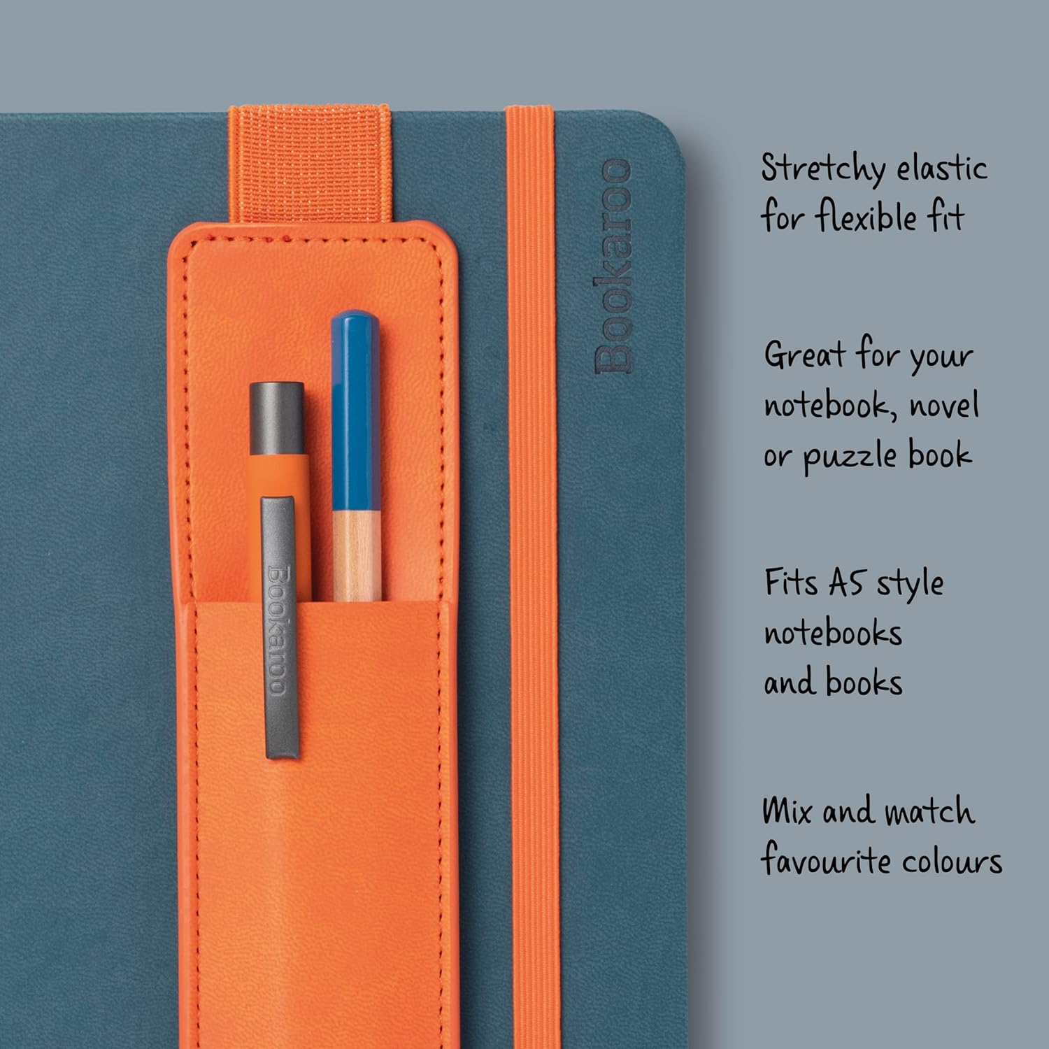 Bookaroo Pen Pouch Orange