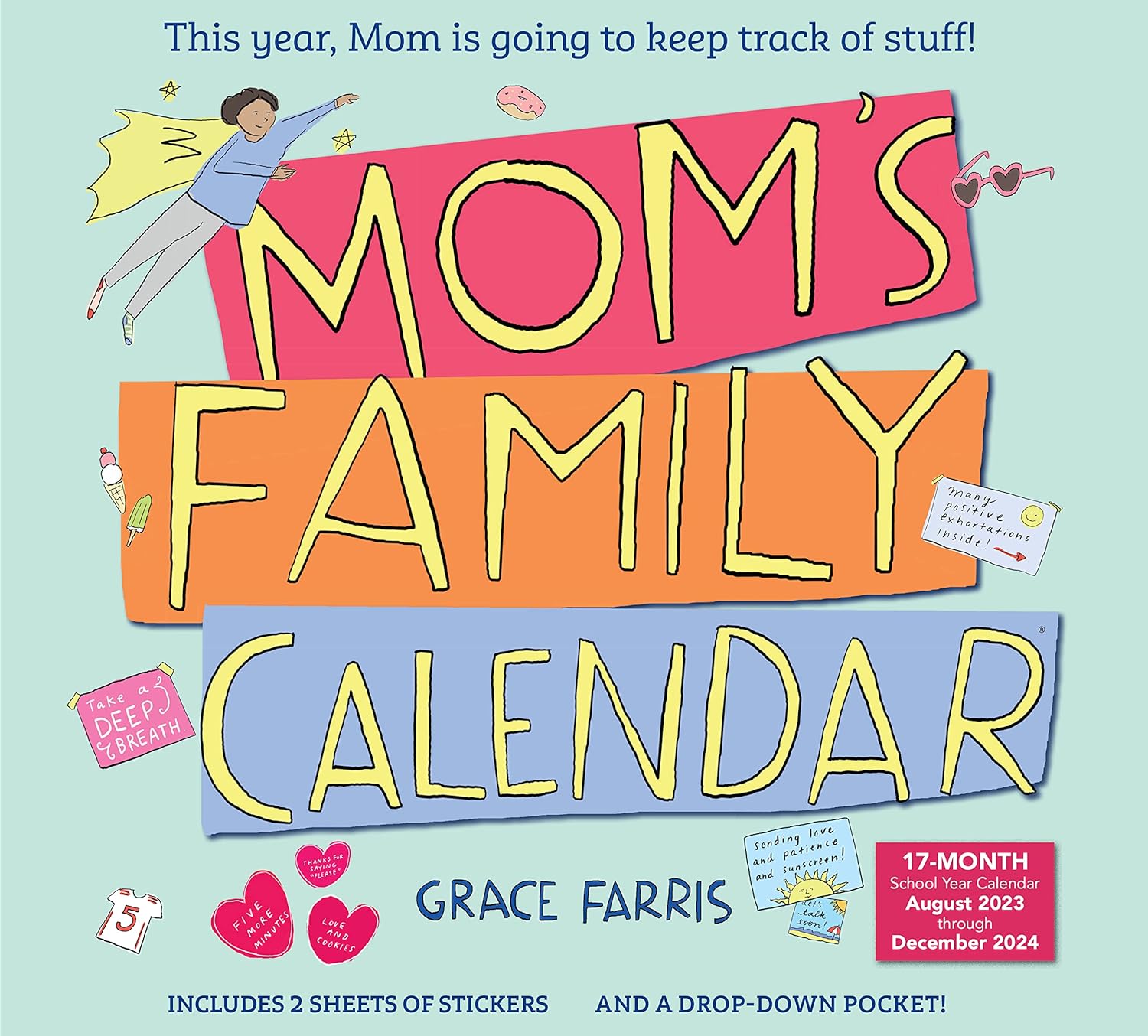 Mom's Family Wall Calendar 2024 Bookazine HK