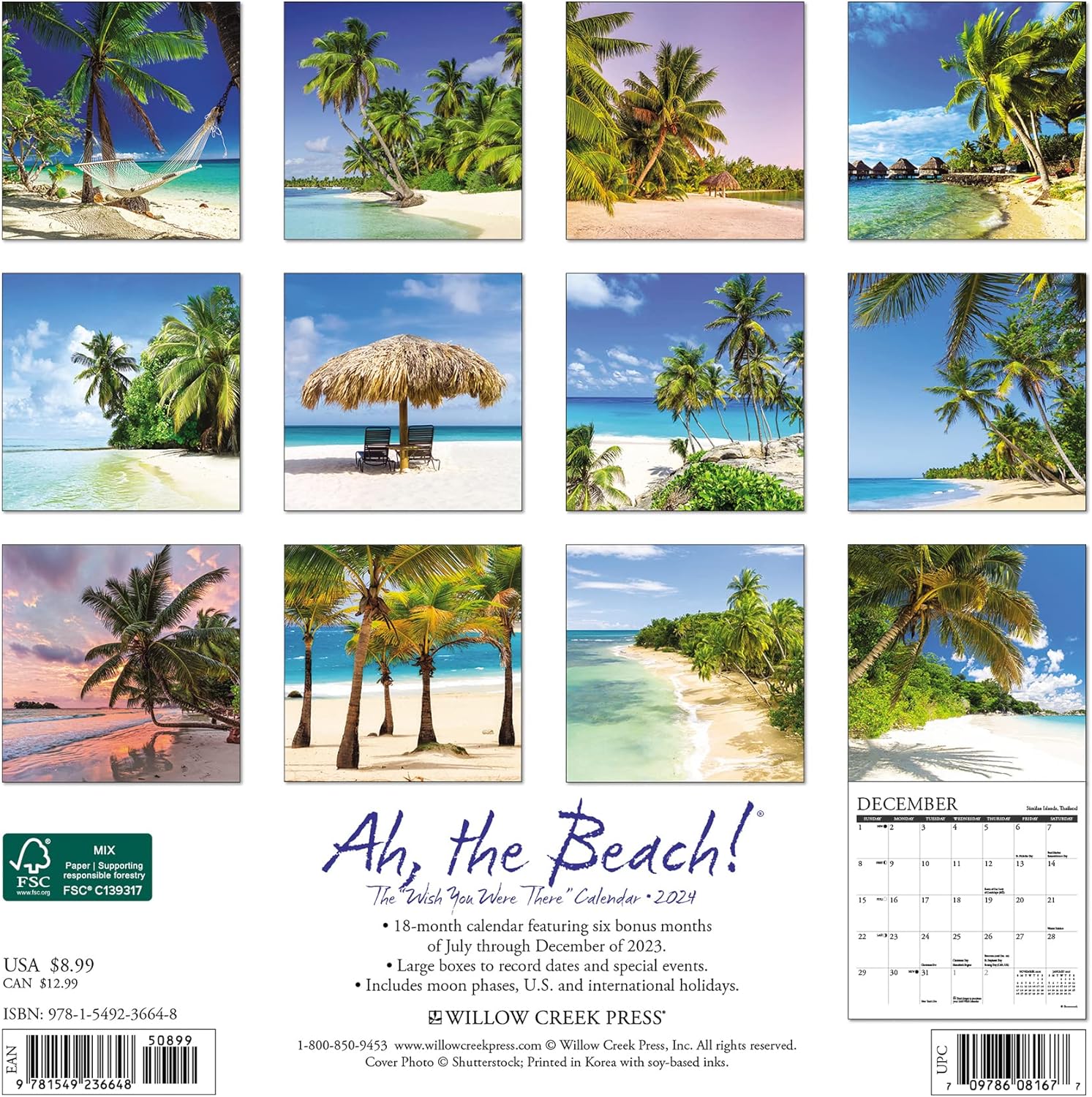 Ah the Beach! 2024 Calendar Bookazine HK Ah the Beach! 2024 Calendar Bookazine HK