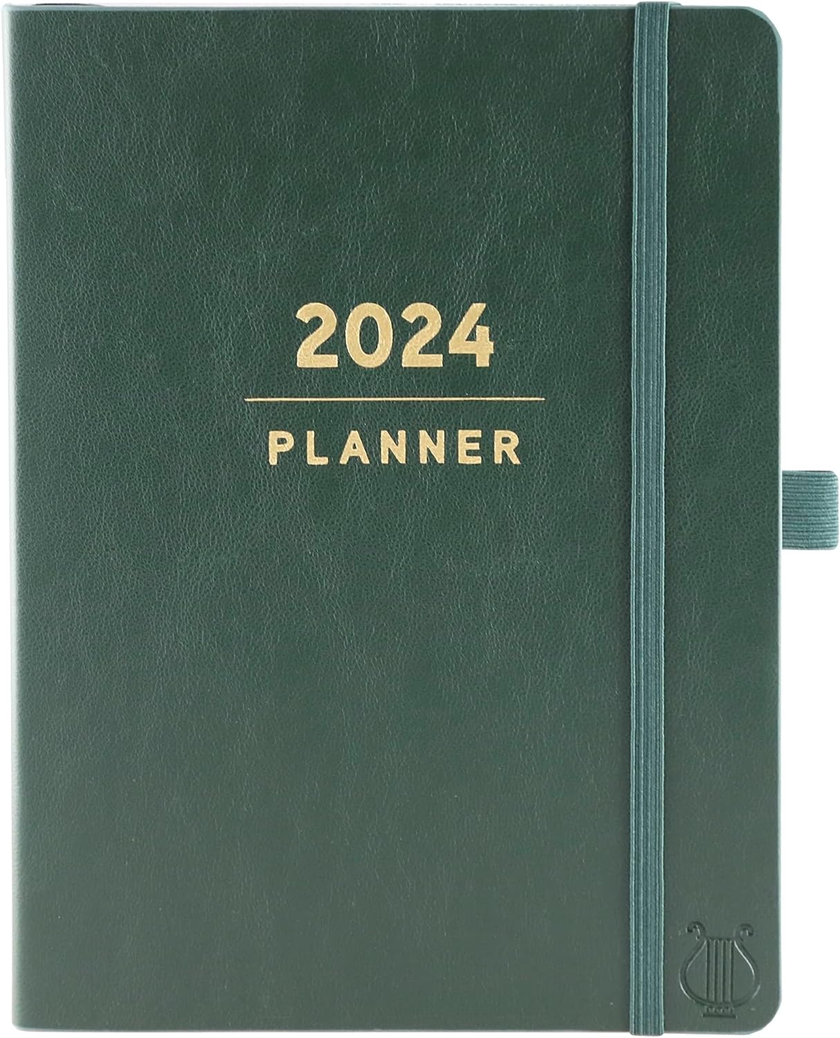 Apollo 2024 Business Planner - Green (8&quot; x 10&quot;)